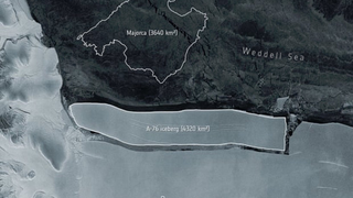 El iceberg más grande del mundo se desprende de la Antártida